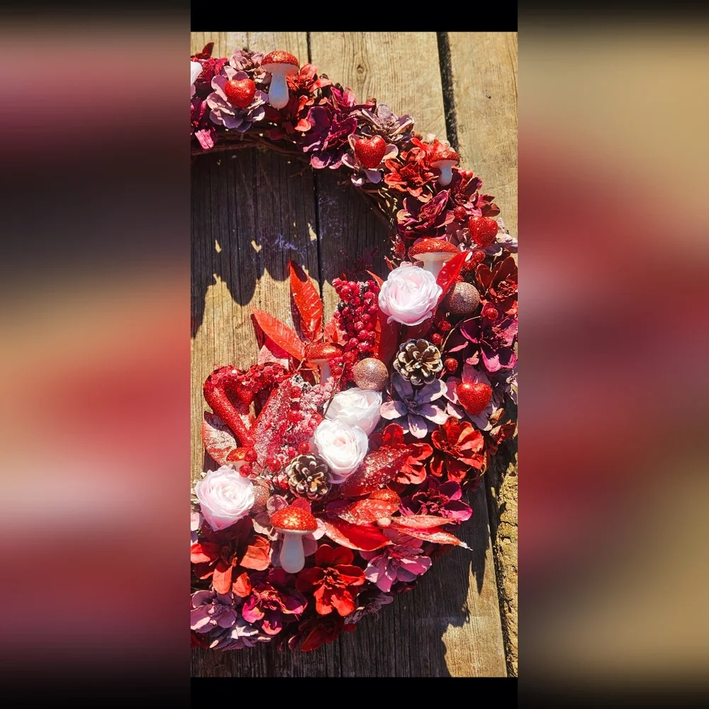 Valentine's Day Wreath Handmade 18